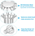 PATIKIL Gutter Guard 2 Inch, 304 Stainless Steel Down Pipe Filter, Round Downspout Protector for Blockage Leaves Debris