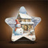 ALAZA Landscape House Snowman Christmas Star Shaped LED Night Light Dusk to Dawn Sensor Plug in Night Home Decor Desk