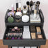 Calmootey 5-Tier Rolling Utility Cart with Drawer, Multifunctional Storage Organizer for Kitchen, Bathroom, Office,