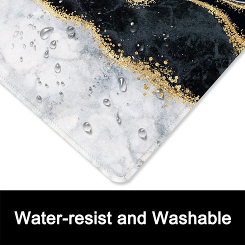 ITNRSIIET Abstract Art Marble Mouse Pad, 10.2×8.3×0.12 inches, Premium Textured, Waterproof, Non-Slip Rubber Base