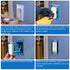 6pcs Electrical Box Extender, 1/2" Single Gang Receptacle Outlet Box Extenders for Electrical Box and Switches