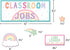 Teacher Created Resources Pastel Pop Mini Bulletin Board for Classroom Jobs