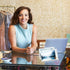 Clear Acrylic Postcard Holder, Greeting Card Display Stand for Business Cards, Desk Organizer - 3 Pcs