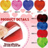 BBTO 720 Sheets Heart Shaped Sticky Notes, 3 x 3 Inch Colorful Memo Pads for Valentine's Day, Removable