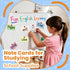 WAYISUL 300PCS 3 5 Inch, Index Cards x Colored Flash Cards, Lined Flashcards Notecards, Flash Cards for Studying, Ruled