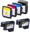 LKB Remanufactured HP88 Printhead C9381A C9382A with 1 Set HP88XL Ink Cartridge, Never Used Replacement for HP Officejet