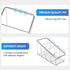 MaxGear Clear Remote Control Holder, Small Plastic Caddy Organizer for Home, 1 Pack