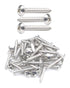 100Pcs #8 x 1 Truss Head Phillips Wood Screws, Self Tapping 304 Stainless Steel by IMSCREWS