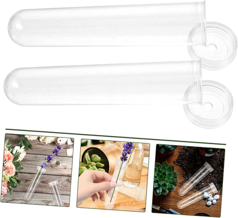50Pcs GALPADA Flower Nutrition Tubes Portable Floral Water Containers for Fresh Flower Preservation Height for Roses
