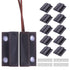 MC-38 Wired NC Door Sensor Alarm Magnetic Reed Switch Brown Surface Mount 10 Pair