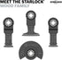BOSCH OSL114JF 1-Piece Starlock Oscillating Multi Tool Blade - 1-1/4 In. for Hardwood Cutting