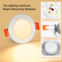 YGS-Tech 2 Inch LED Recessed Lighting, Dimmable Downlight 3W (35W Halogen Equivalent), 2700K Ultra Warm White Ceiling