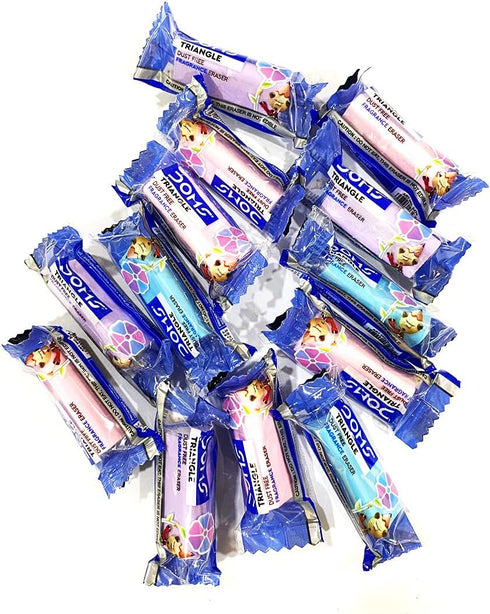 Set of 15 Doms Triangle Dust Free Fragrance Eraser
