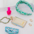 Lilly Pulitzer Lanyard with ID Holder, Keychain Wallet for School or Office, Gold Zipper Wallet, Blossom Views