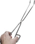 EISCO 13 Inch Crucible Tong - Extra Long Straight Stainless Steel for Furnace Use
