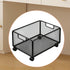 KiBcsLic 25cmx38cmx23cm Rolling File Cart Office Supplies Rolling Organizer with Wheels for Crafts Folders Pantry
