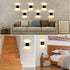 Dimmable LG9945887 Lightess RGB Battery Operated Wall Sconce with Remote, LED Wall Light Rechargeable, Up Down Wall
