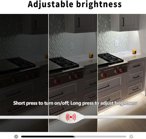 5V 3.28FT Dimmable ZSLAIFU LED Strip Lights, White USB LED Light Strip, Cob LED Strip Light, High Brightness Short LED