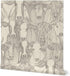Spoonflower Removable Wallpaper 3ft x 2ft - Neutral Cow Cattle Farming Rustic
