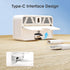 YIFAN Tuya Zigbee Hub Gateway, Smart Home Bridge with Type-C Port, Compatible with Alexa/Google Assistant, 2.4 GHz,