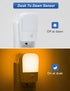 Generic 2 Pack Amber Night Lights Plug into Wall, LED Bedroom Night Light with Dusk to Dawn Sensor, Brightness
