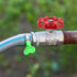 Pndeyo 7x7mm Outdoor Faucet Handle, Round Wheel Hose Bib Handle, Rustproof Water Spigot Handle Outside Water Valve