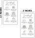 Lashicorn 50pk 2x3.5 Packing Sourdough Bread Care Instruction Cards | Paper Card Storage Tips Labels Starter How