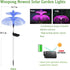 3 Pack 7 Weepong Solar Garden Lights New Upgraded Solar Lights Outdoor Waterproof Color Changing Double Jellyfish