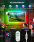 16.4FT, 55-85 inch Daymeet LED Strip Lights RGBIC LED Lights for TV for TV Led Backlight Rainbow Color Changing Led TV