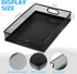 Tandefio 3 Pcs Metal Mesh Desk Drawer Organizer Tray, Portable Storage Box with Handle for Office Supplies