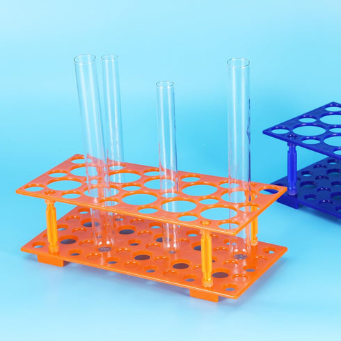 PATIKIL 28 Wells Tube Rack, 3 Set Vial Rack Double Layer Multifunction Holder for Microcentrifuge Tubes 10/15/50ml