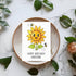 MABSDesigns Happy Birthday Sunshine Card - Sunflower And Bees Card - Happy Birthday Card - Sunflower Birthday Card