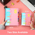 CAGIE Pink Spiral Notebook, 8.5 x 11 with Dividers, 220 Pages, 5 Subject Notebook with Tabs, Hardcover A4 Journal