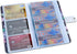 lizimandu Business Card Holder Book, PU Leather Organization Binder for Men & Women, Up to 96 Cards Capacity
