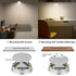 Closet Counters, 3-Pack, Wireless LED Puck Lights, Touch Activated Tap Ligh, Battery Operated Stick On Lights for Under