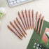 PASISIBICK 12 Pieces Rose Gold Ballpoint Pen with Stylus Tip, 2 in 1 Stylish Metal Pens for Touch Screens, 1.0 mm Black