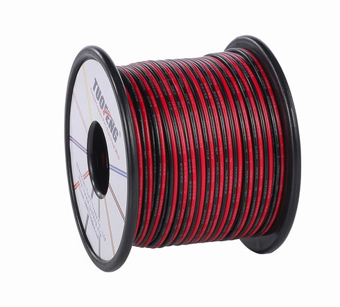 22awg 100 22 2 12V/24V TUOFENG Electrical Wire ft Gauge Led Wire Pin Extension Cable Wire Red Black Wires DC Cable