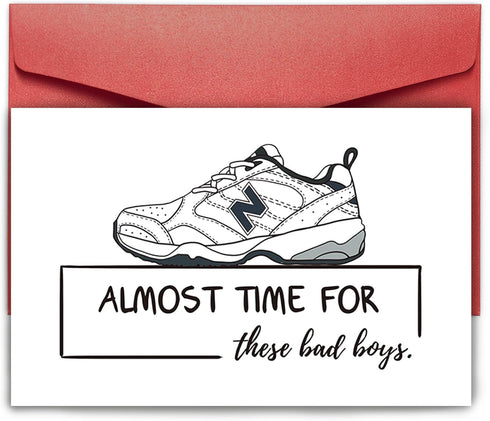 SuperShunhu Funny Birthday Card for Him - Cute Fathers Day, Pregnancy Announcement,
