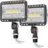 CINOTON 20W LED Flood Lights Outdoor, IP65 Waterproof Exterior Security Wall Lights