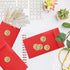 Red 100 Pack Cash Envelopes 3.5 x 6.5 inch, Coin Self Seal Envelopes for Savings Plan, Money Envelopes for Cash