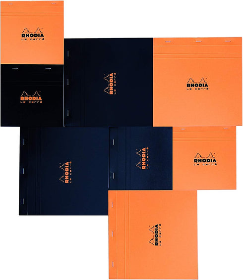 Rhodia Classic Orange Notepad, 3.3 x 4.75, Grid, FBA_12200C