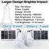 Henmeili Bulbs Bulb (1) Solar Light Solar Powered Light Portable Emergency LED Waterproof for Camping Tent Indoor
