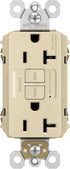Legrand radiant 2097ICCD12 20 Amp GFCI Self Test Decorator Duplex Outlet, Ivory, 1 Count