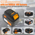 Adapter for Ridgid AEG 18V Battery to for DeWalt 20V MAX XR Cordless Tools, Use for Ridgid 18V Platform Batteries(Adapter Only)