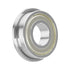 F6001ZZ 4PCS Double Metal Shielded Flanged Bearing 12×28×8mm Chrome Steel ABEC-1(P0) Z2 for Industrial Machine