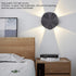 5W 5LED YWBL-WHkfq16rmbit YWBL-WH LED Wall Sconce, Modern Round Aluminum Outdoor Black Wall Light Warm Light