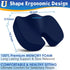 Tailbone TushGuard Seat Cushion for Office Chair Memory Foam Non-Slip Desk Seat Cushion Back, Coccyx, Sciatica, Pain