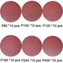 Premium 60 PCS 6" PSA Sanding Discs, 10 Each of 80 100 120 180 240 400 Grit for DA Sander