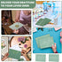 Supervitae 100 Pack 3.5 5 Inch Green Thank You Cards Bulk with Envelopes and Stickers x Thank You Cards for Baby Shower