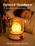 Dimming, Christmas Flame Night Light, Cute Night Light with White Noise, Rechargeable Portable Small Table Lamp, Best
